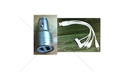 Adaptér do zapalovače nabíječka automobilová s 5 koncovkami  CP03