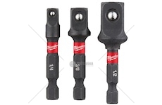 Adaptér SHOCKWAVE™ IMPACT DUTY - sada 3 ks Hex na čtverec