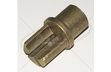 Adaptér tyče napínací plachty spodní 34mm čtyřhran 13x13 sesam, edscha  0010022_A