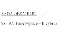 Ag sada ojničních ložisek -ii.výbrus (uři) | 6011-0082-5