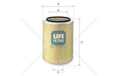 Air Filter DC12/DS9/DSC11-3-SERIE/3-SERIE Ufi