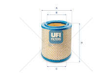 Air Filter FILTRO ARIA - 35.8 2S - Ufi