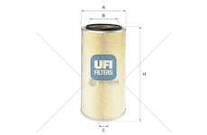 Air Filter FILTRO ARIA - 8460.41K - 8210. 42K - Ufi