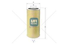 Air Filter FILTRO ARIA - CITYCLASS 491 DAF/MAN Ufi