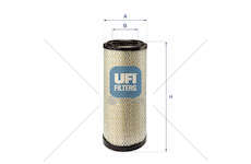 Air Filter FILTRO ARIA NEF Ufi