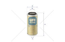 Air Filter Filtro Aria Ufi