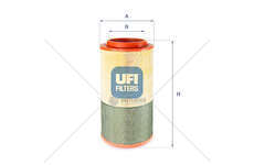 Air Filter MIDR 06.20.45 / 160X267X533 EURO 2 Ufi