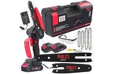 Aku jednoruční pila 4"/6", 2×21 V, 2000 mAh - RED TECHNIC
