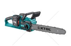 Aku řetězová pila SHARE20V, BRUSHLESS, 40 cm, 2×4 Ah - EXTOL INDUSTRIAL