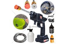 Aku tlaková myčka, baterie Li-ion 21 V, 2.0 Ah, 30 bar - MAR-POL