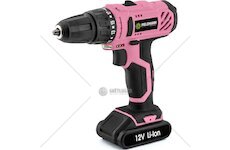Aku vrtací šroubovák FDV 10202-A 12 V, růžový - FIELDMANN