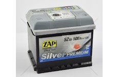 AKUMULATOR 12V 52AH ZAP 500A SILVER P+ ZAP 55225-ZAP