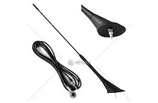 Autoanténa 40cm 5mm adaptér 3m cord ANT07 AMiO-01507