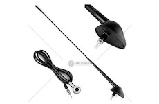 Autoanténa 5mm adaptér ANT03 AMiO-01050