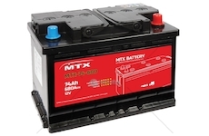 Autobaterie 12V 74AH MTX BATTERY 680A MTX MTX-74-680