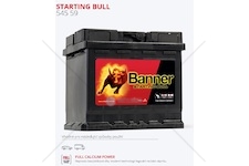 Autobaterie banner  45ah/400a starting bull /210x175x190/  075235_A