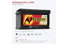Autobaterie banner  80ah/800a running bull agm start-stop s rekuperací  /315x175x190/ 0226204_A