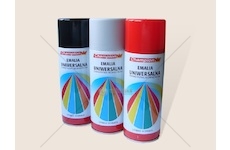 Autolak černý pololesk 400ml