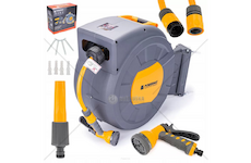 Automatický naviják s hadicí a příslušenstvím 35m 1/2