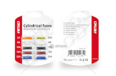 Autopojistky 10ks blistr cylindrické