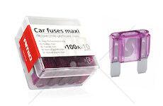 Autopojistky MAXI pouzdro 10ks 100A