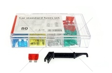 Autopojistky nožové standart 80ks MIX