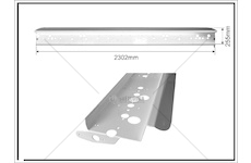 BELKA ZDERZAKA NACZEPY KRONE  736087