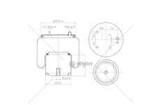 Bellow, air suspension MOLLA P.N. C295/D DAF LF 45-55 CF 65-75- GART