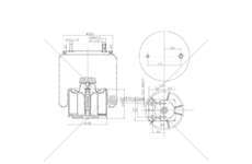Bellow, air suspension MOLLA PN. C293/A BPW 30K COMPO 30