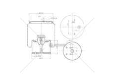Bellow, air suspension MOLLA PN. C293/A BPW 30K PISTONE ACCIAIO GART