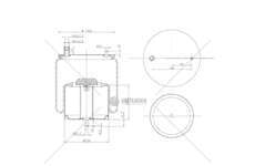 Bellow, air suspension MOLLA PN. C294/A RVI PREMIUM MAGNUMANT GART