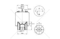 Bellow, air suspension MOLLA PN. C294/HS WEWELER SCHM EWTYP GART