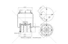 Bellow, air suspension MOLLA PN. D277 4 FORI SAF PIACENZA COMP GART