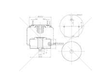 Bellow, air suspension MOLLA PN. D278/V2 VOLVO 20554762 GART
