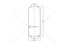 Bellow, air suspension MOLLA PN.D286/B IVECO EUROTECH GART