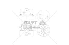 Bellow, air suspension MOLLA PN. D306/A EUROCARGO PIS ALLO GART