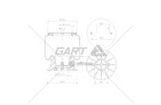 Bellow, air suspension MOLLA PN. D306 GRANNIG SCANIA 3° ASSE GART