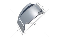 Blatník kabiny MB ACTROS MP1,MP2 LAMIRO 1890-36