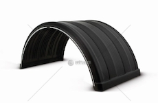 Blatník plastový zadní 650MM 42U1011