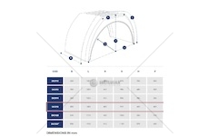 Blatník zadní 450x1480x920 s rovnou plochou a bílým páskem  0199876_A