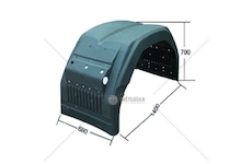 BLOTNIK PLAST.TYLNY 1400*680*700MM TANGDE TD07-63-027