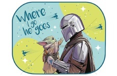 Boční clony 2 ks 44 * 35cm The Mandalorian