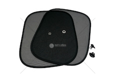 Boční protisluneční clony 2 ks černé 44x38cm