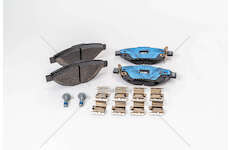 Brake Pad Set, disc brake 500L/CORSA D/CORSAVAN 1.3 D 2006-> FRONT Fiat