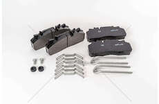 Brake Pad Set, disc brake 55 F/PAN 19-1 Valeo