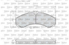 Brake Pad Set, disc brake BRAKE PADS LCV Valeo