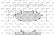 Brake Pad Set, disc brake BRAKE PADS LCV Valeo