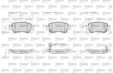 Brake Pad Set, disc brake BRAKE PADS LCV Valeo