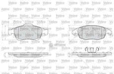Brake Pad Set, disc brake BRAKE PADS LCV Valeo
