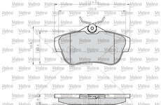 Brake Pad Set, disc brake BRAKE PADS LCV Valeo